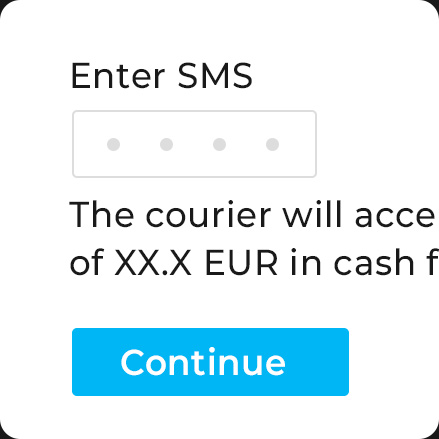 Cash on delivery - Step 2